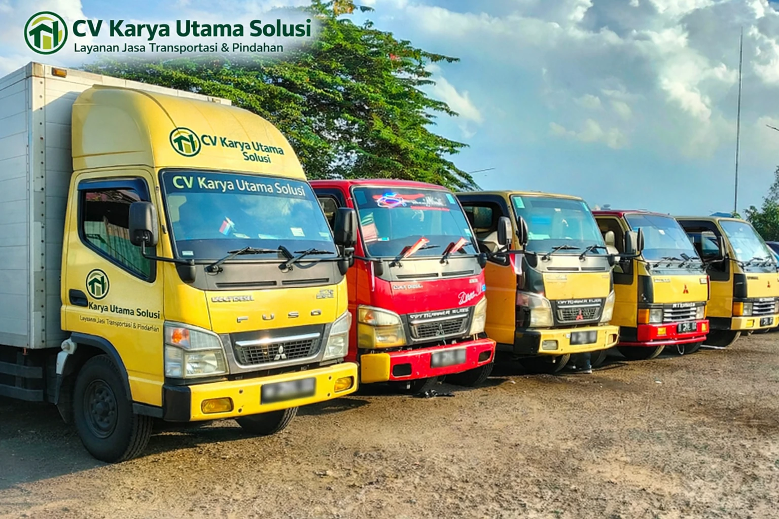 Armada operasional CV Karya Utama Solusi
