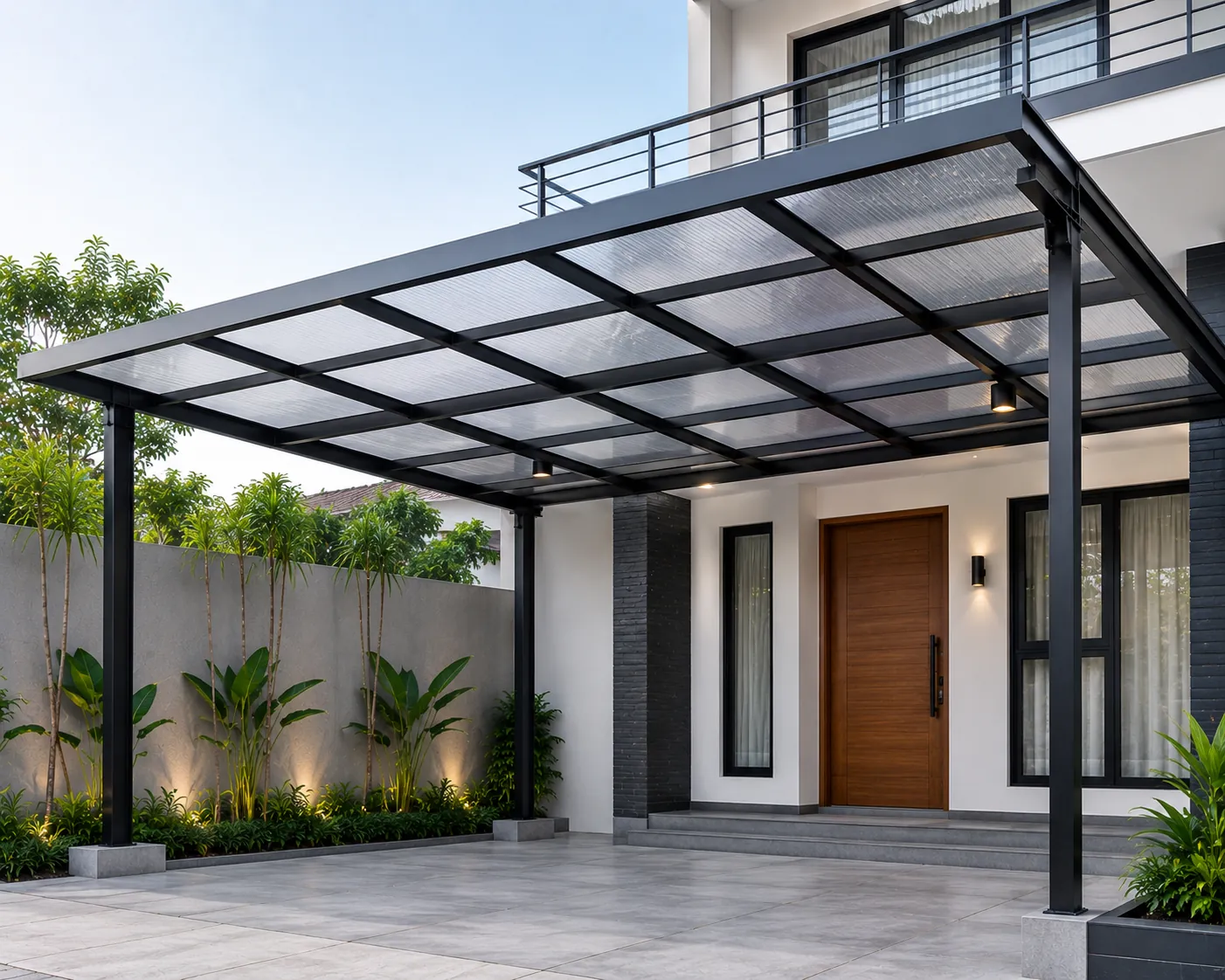 Kanopi SolarTuff dan Solarflat untuk tampilan modern